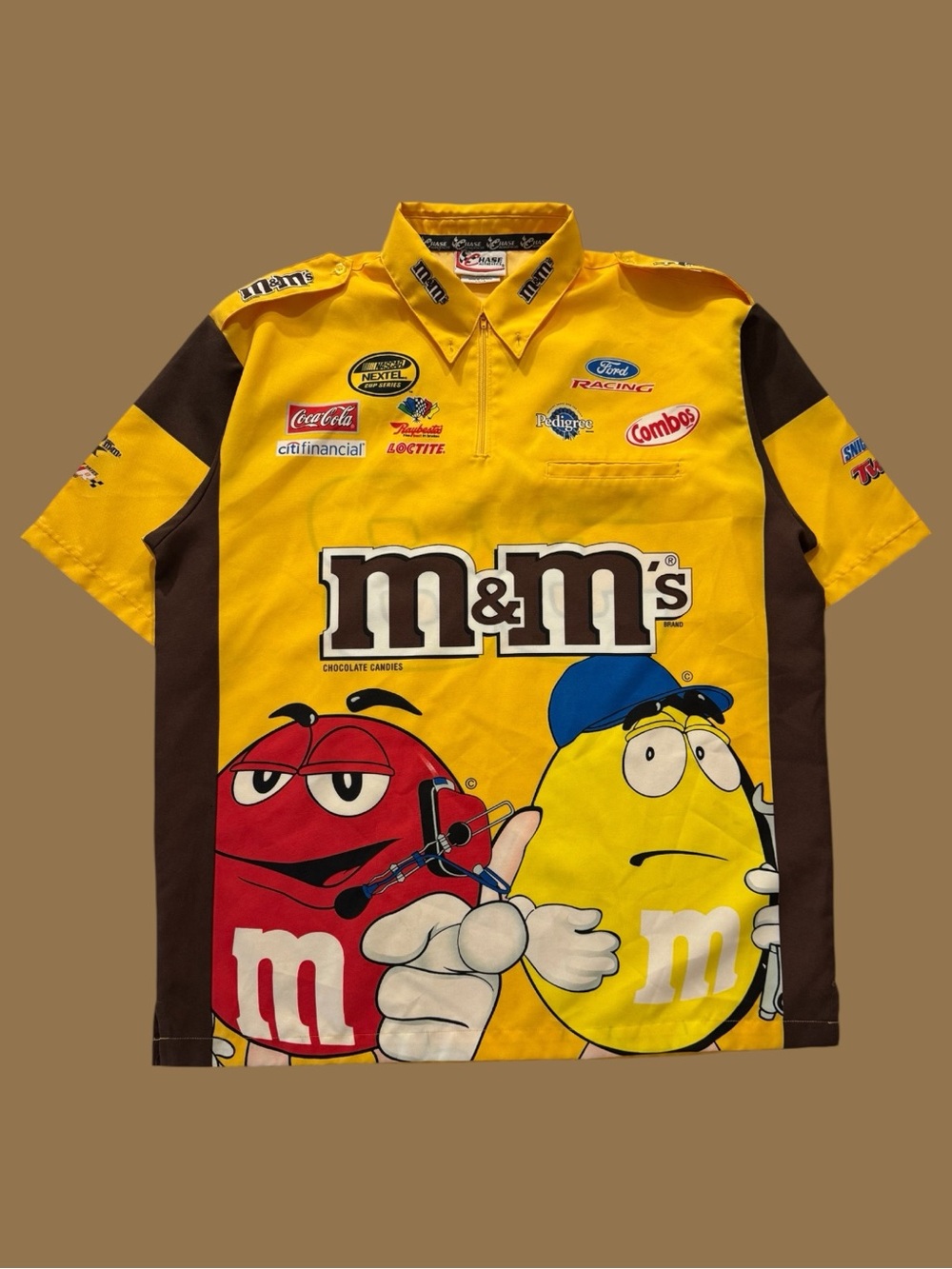 Vintage Y2K Kyle Busch M&M Jersey Zip Up